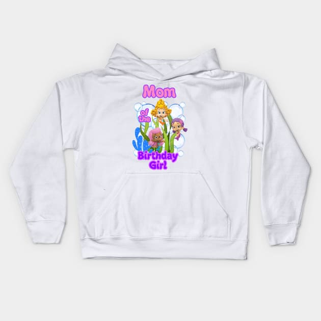 Mommy - Bubble Guppies Kids Hoodie by SusieTeeCreations